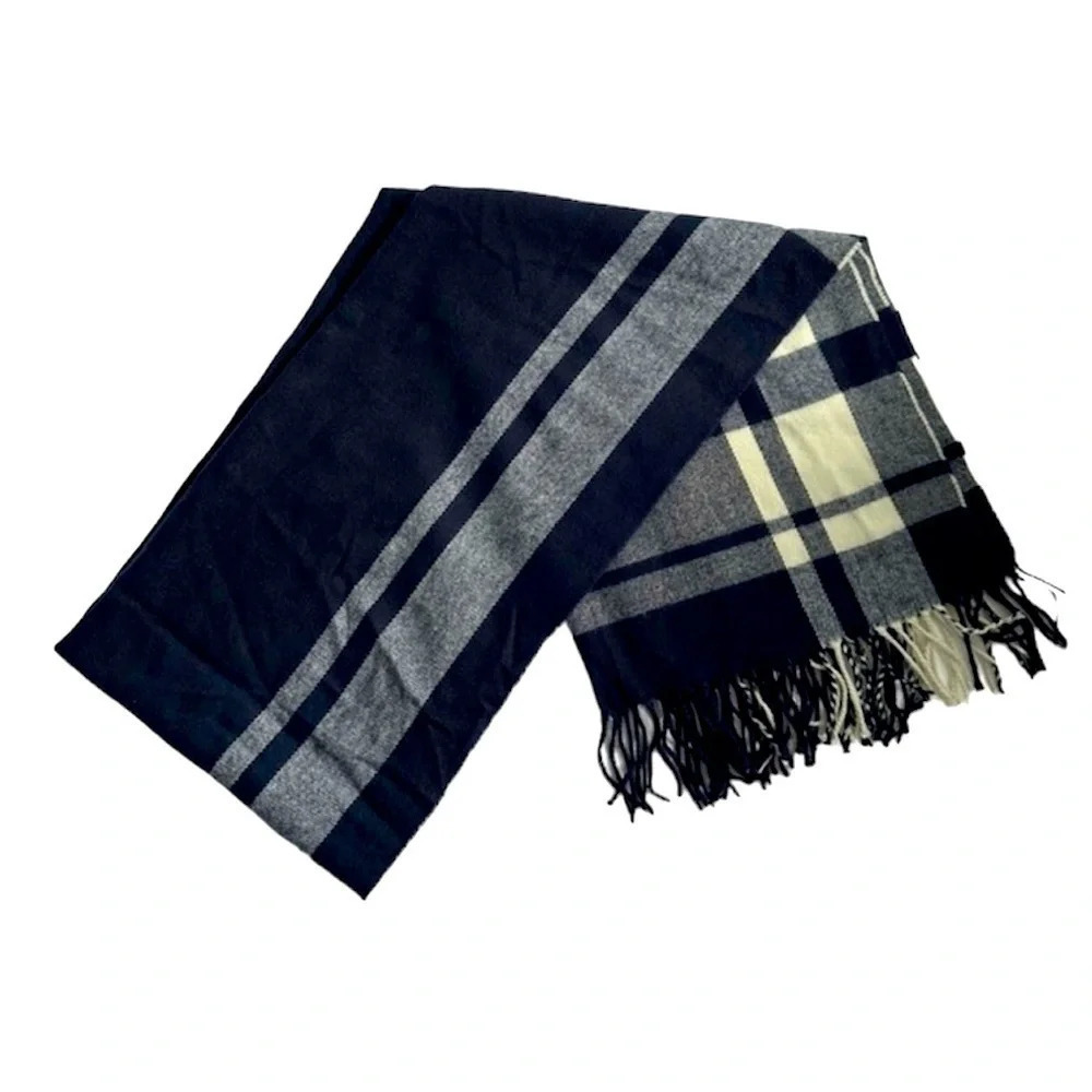 J. Crew Women’s Blue plaid scarf.